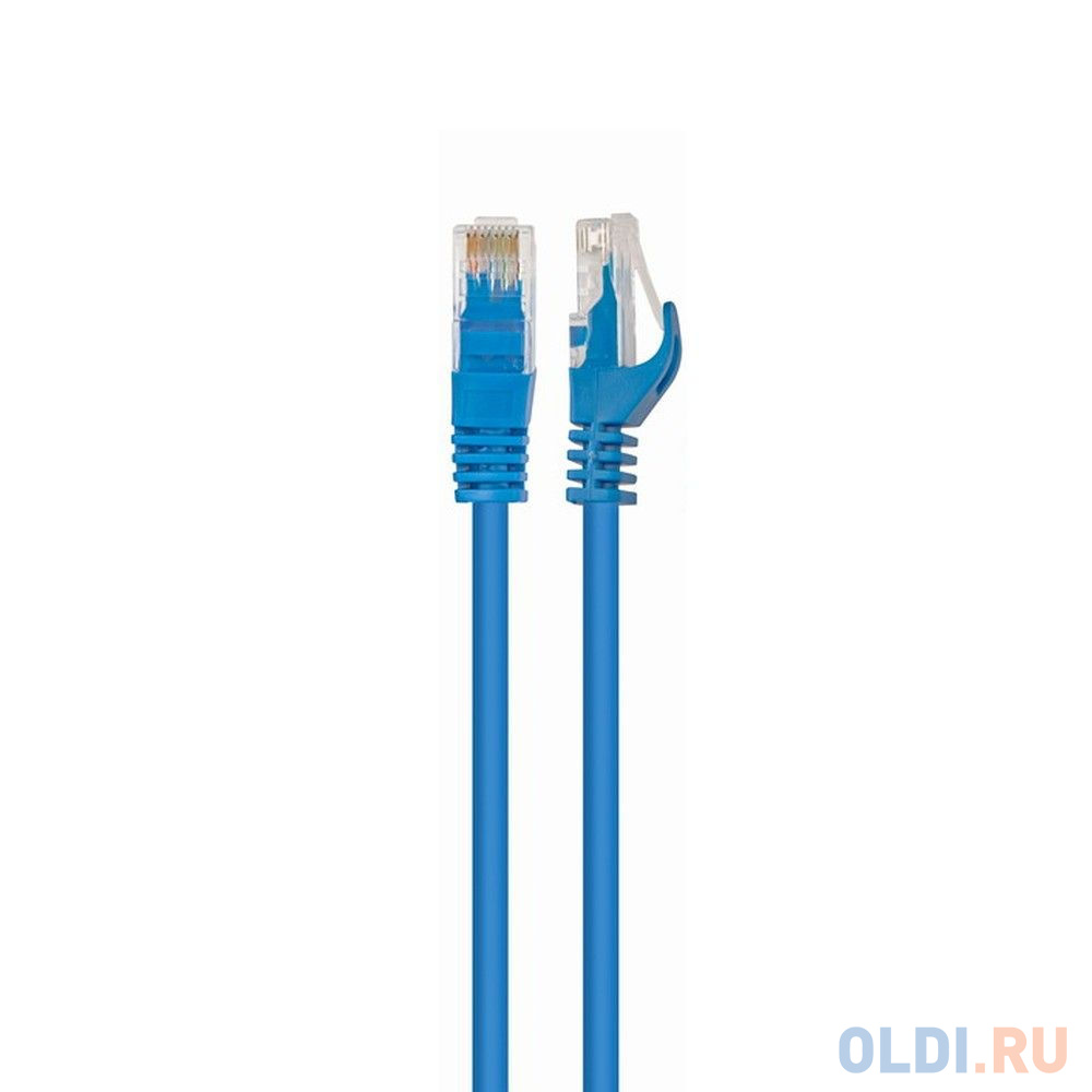 Патч-корд UTP Cablexpert PP6U-0.5M/B кат.6, 0.5м, литой, многожильный (синий)