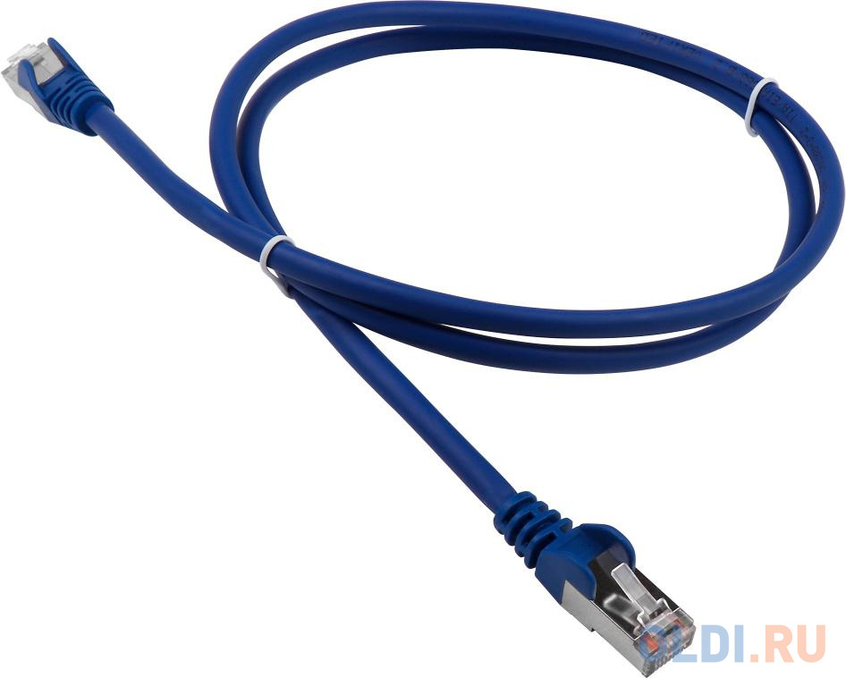 Патч-корд Lanmaster LAN-PC45/S5E-15-BL FTP вилка RJ-45-вилка RJ-45 кат.5е 15м синий LSZH (уп.:1шт)