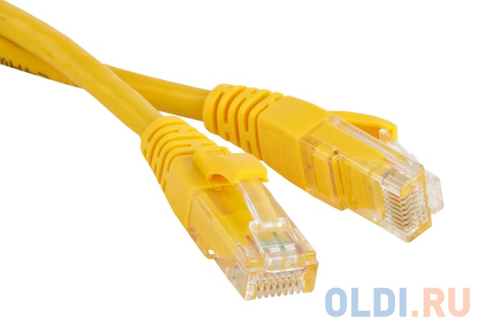 Патч-корд UTP 5E категории 0.15м Hyperline PC-LPM-UTP-RJ45-RJ45-C5e-0.15M-LSZH-YL желтый патч корд utp 6 категории 2 0м hyperline pc lpm utp rj45 rj45 c6 2m lszh yl желтый 4408