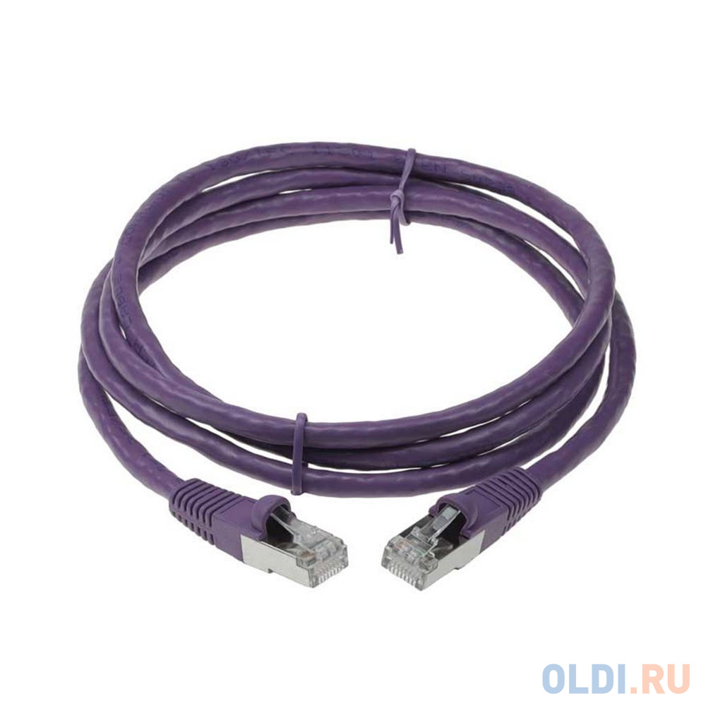 Патч-корд ACD-LPS6AZ-10P [ACD-LPS6AZ-10P] Cat6a SSTP 26AWG 4Pair, CU, LSZH, Пурпурный, 1м