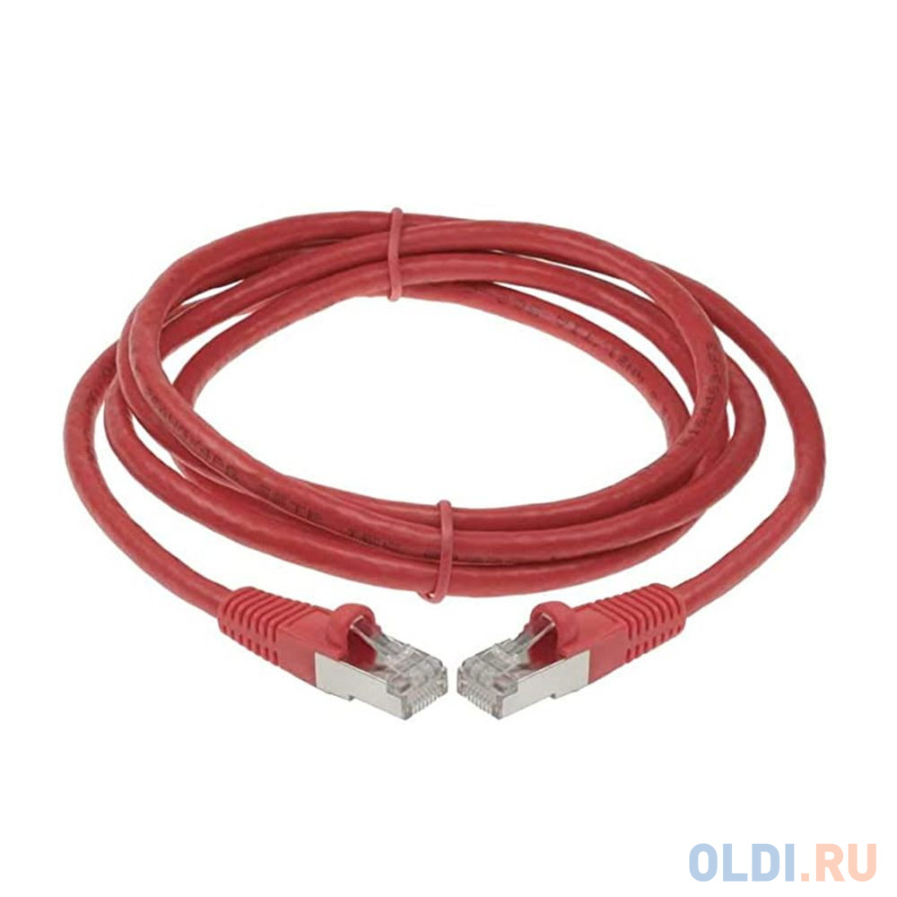 Патч-корд ACD-LPS6AZ-10C [ACD-LPS6AZ-10C] Cat6a SSTP 26AWG 4Pair, CU, LSZH, Вишневый, 1м