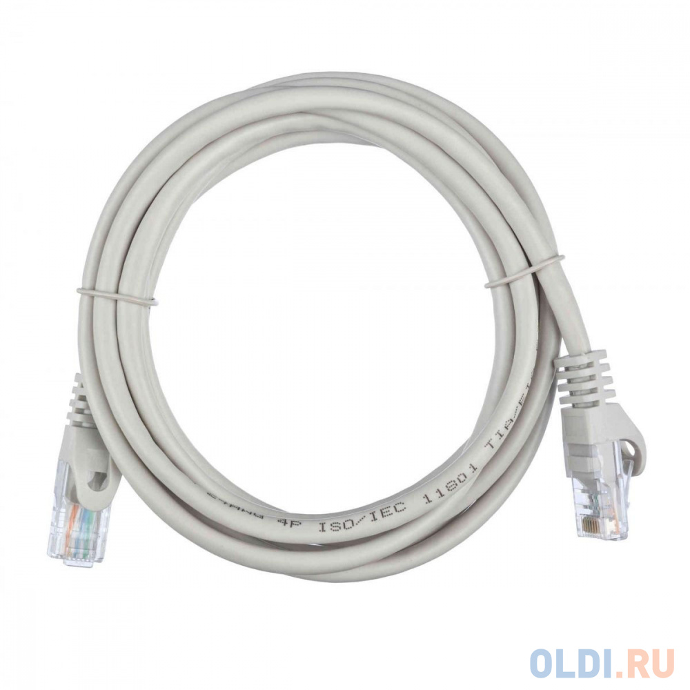 Патч-корд ACD-LPU5E-20A [ACD-LPU5E-20A] Cat5e UTP 24AWG 4Pair, 7/0.18мм CCA Серый,2.0м, (741500)