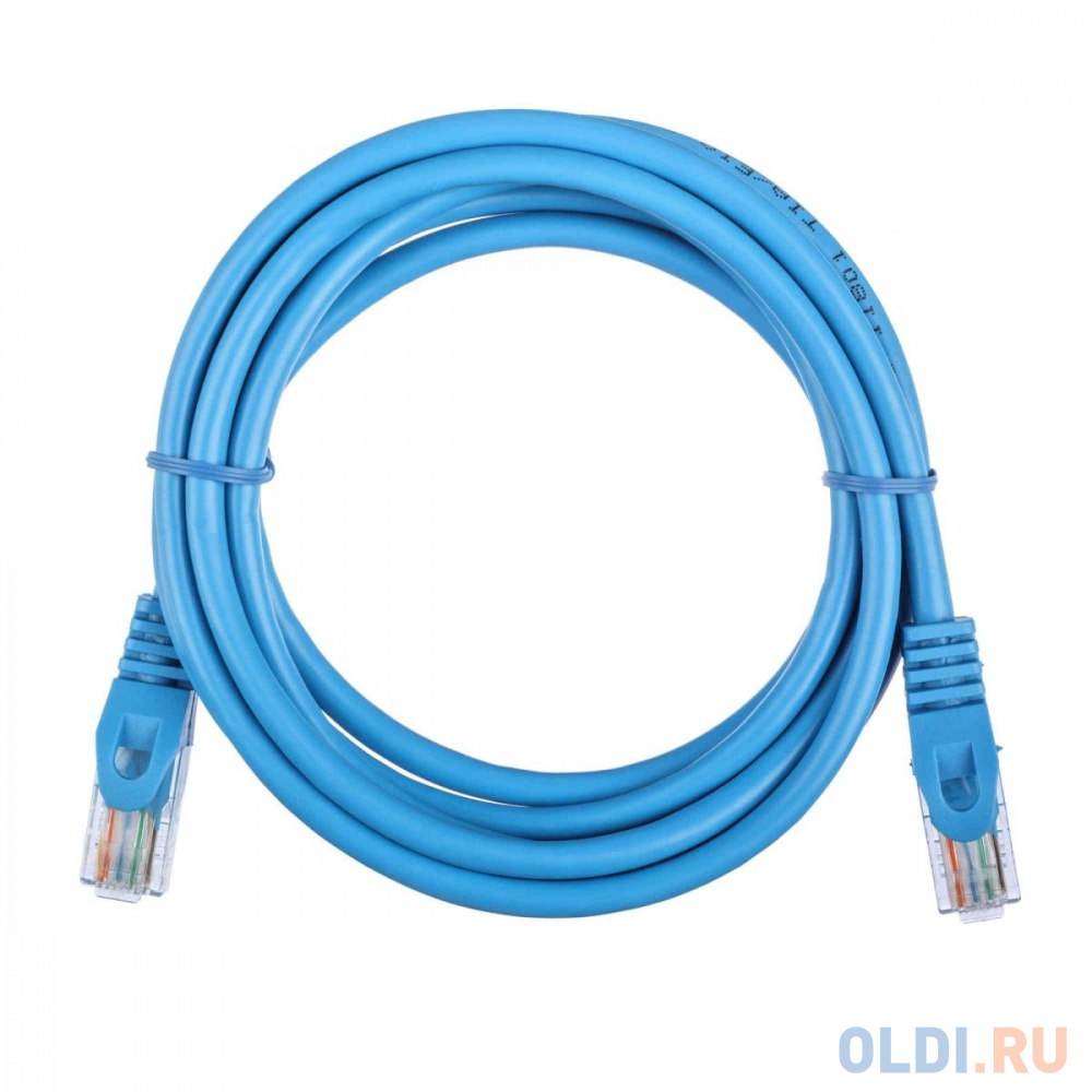 Патч-корд ACD-LPU5E-20L [ACD-LPU5E-20L] Cat5e UTP 24AWG 4Pair, 7/0.18мм CCA Синий,2.0м (741548)