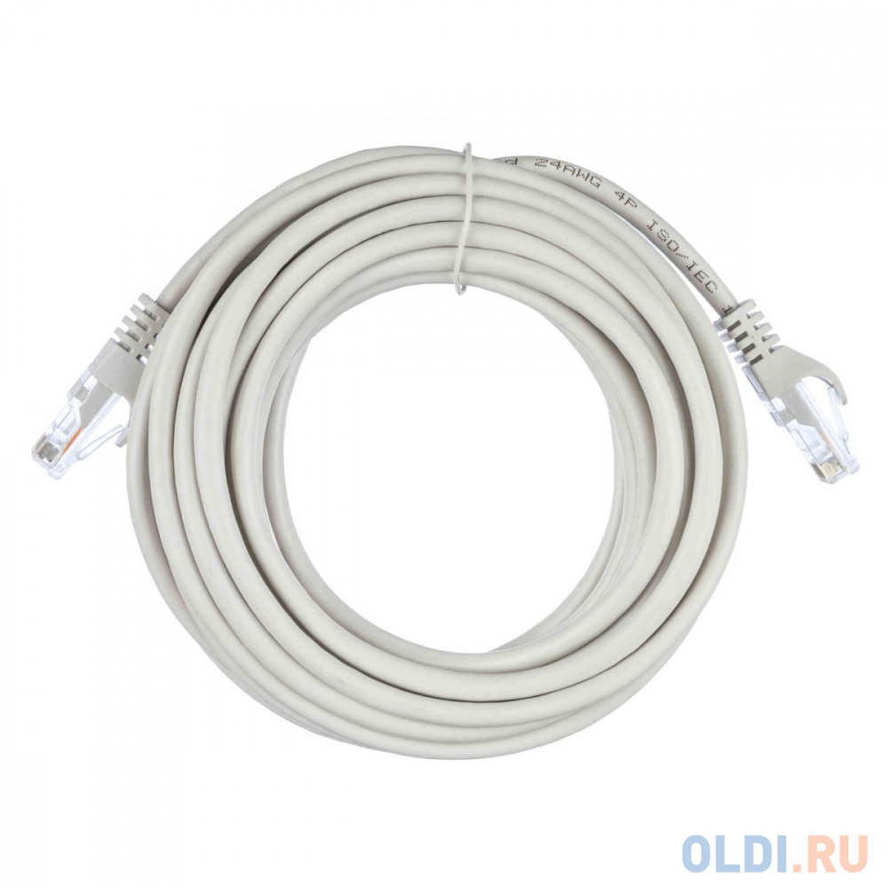 Патч-корд ACD-LPU5E-50A [ACD-LPU5E-50A] Cat5e UTP 24AWG 4Pair, 7/0.18мм CCA Серый, 5.0м, (741609)