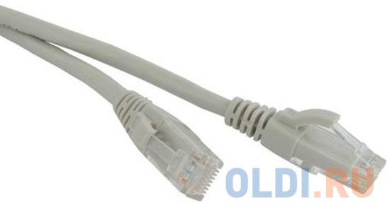 Патч-корд UTP 6 категории 15м Hyperline PC-LPM-UTP-RJ45-RJ45-C6-15M-LSZH-GY серый