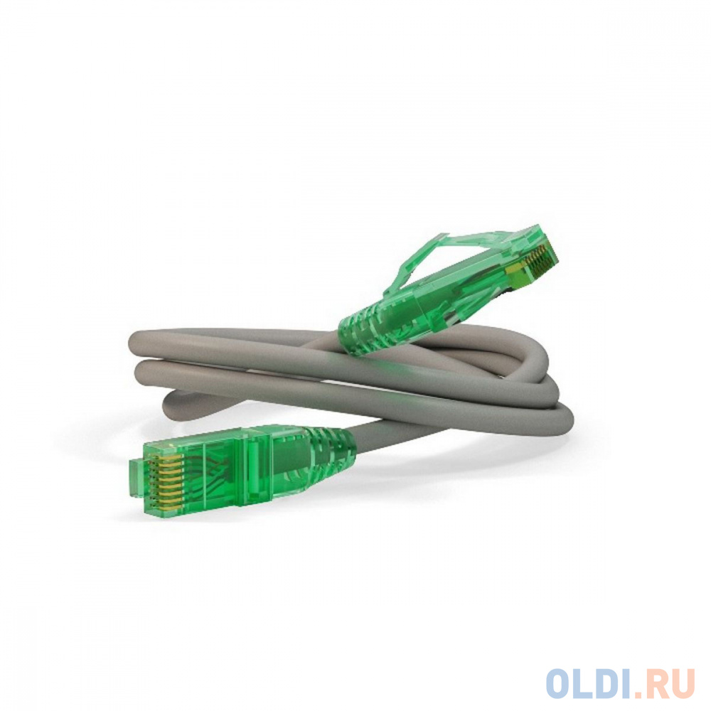 Hyperline PC-LPM-UTP-RJ45-RJ45-C6a-2M-LSZH-GY Патч-корд U/UTP, Cat.6a (100% Fluke Component Tested), 10G, LSZH, 2 м, серый