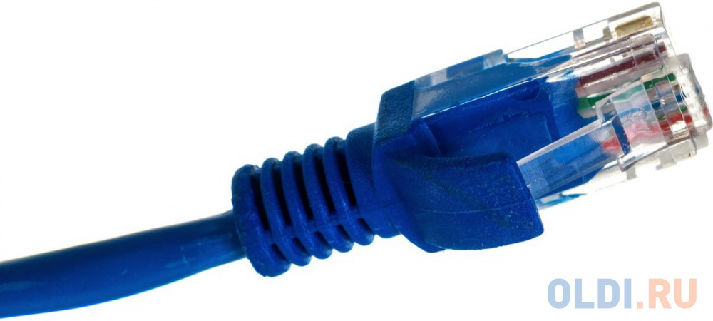 Патч-корд UTP Cablexpert PP12-10M/B кат.5e, 10м, литой, многожильный (синий) PP12-10M/B - фото 3