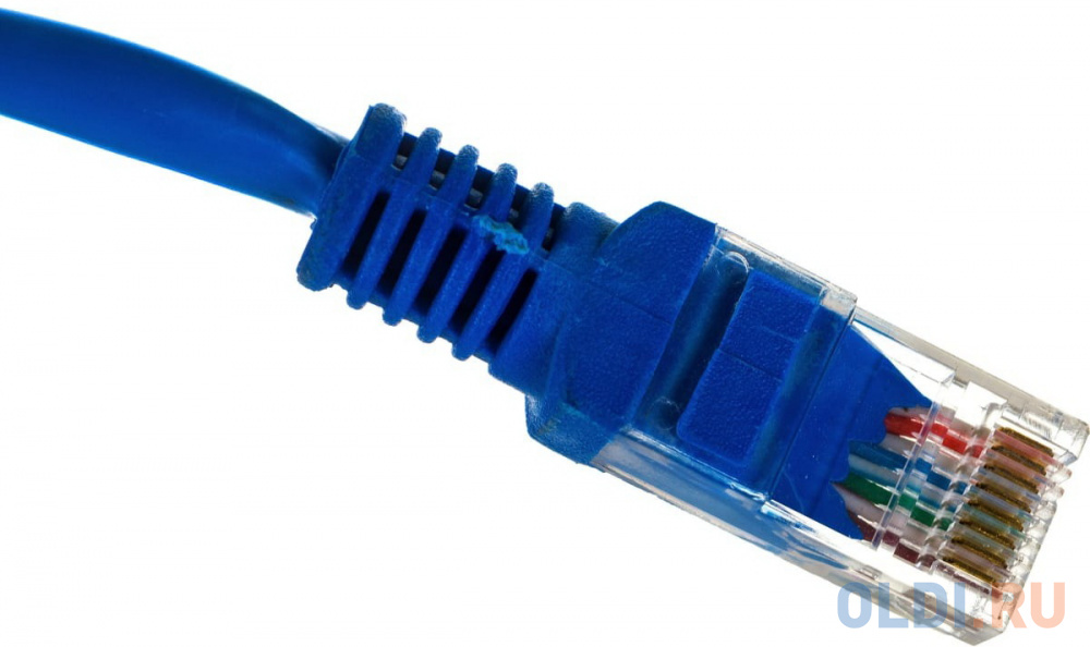 Патч-корд UTP Cablexpert PP12-10M/B кат.5e, 10м, литой, многожильный (синий) PP12-10M/B - фото 4