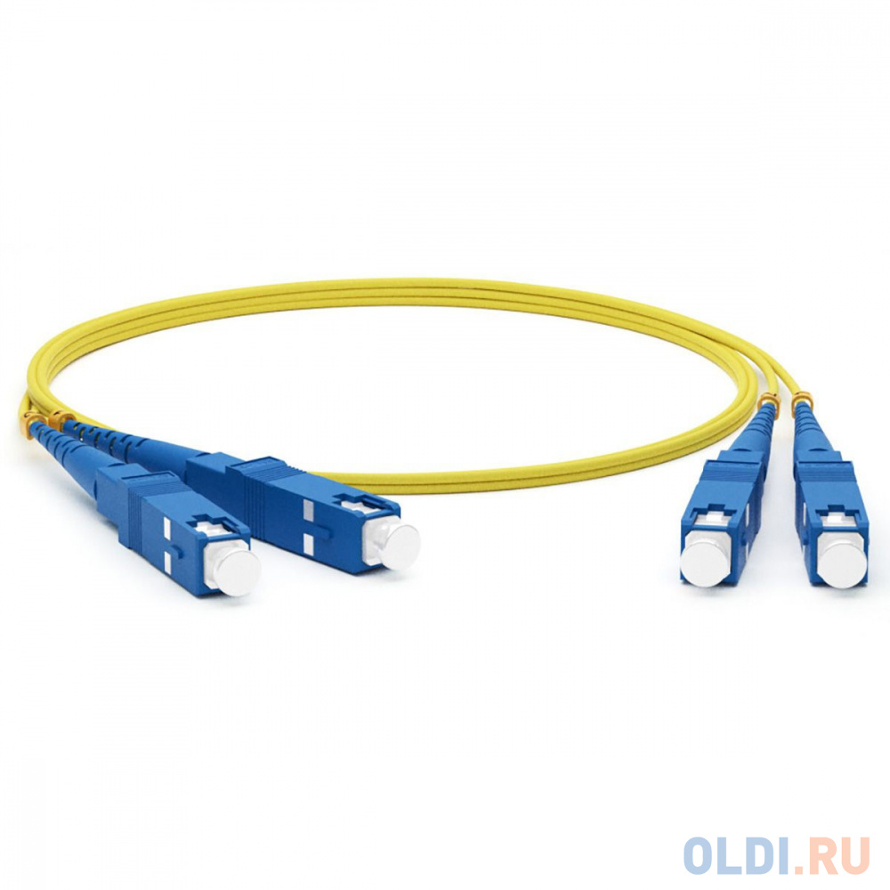 

Hyperline FC-D2-9-SC/UR-SC/UR-H-5M-LSZH-YL Патч-корд волоконно-оптический (шнур) SM 9/125 (OS2), SC/UPC-SC/UPC, 2.0 мм, duplex, LSZH, 5 м