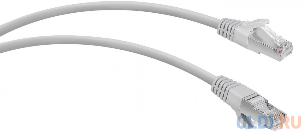 Патч-корд WRline WR-PC-RJ45-FTP-5E-5-GY F/UTP общий экран RJ-45 вил.-вилка RJ-45 кат.5E 5м серый LSZH (уп.:1шт)