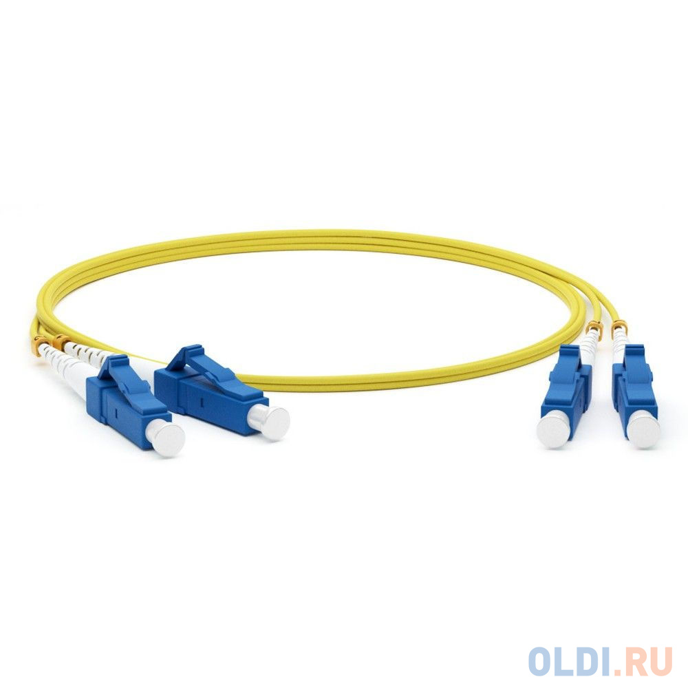 FC-D2-9-LC/UR-LC/UR-H- 5M-LSZH-YL Патч-корд волоконно-оптический (шнур) SM 9/125 (OS2), LC/UPC-LC/UPC, 2.0 мм, duplex, LSZH, 5 м
