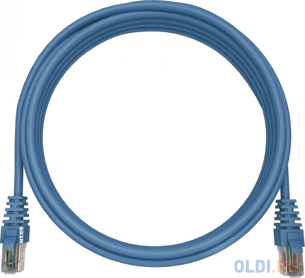 Патч-корд NTSS NTSS-PC-UTP-RJ45-5e-15.0-LSZH-BU NTSS-PC-UTP-RJ45-5E-15.0-LSZH UTP RJ-45 вил.-вилка RJ-45 кат.5E 15м синий LSZH (уп.:1шт) 26AWG