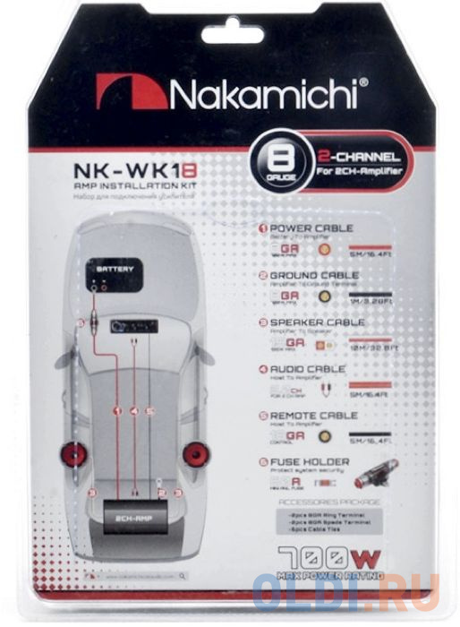 Установочный комплект Nakamichi NAK-NK-WK18 2ch - фото 2