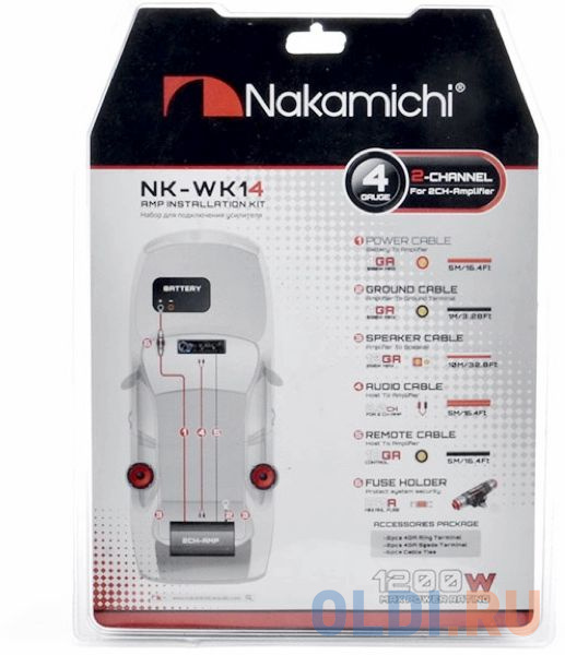 Установочный комплект Nakamichi NAK-NK-WK14 2ch - фото 2