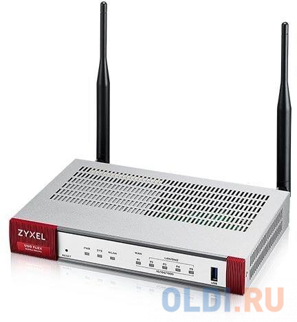 

Межсетевой экран Zyxel USG FLEX 50AX, 1xWAN GE, 4xLAN/DMZ GE, Wi-Fi 6 (AX1800), 1xUSB3.0, NebulaFlex **