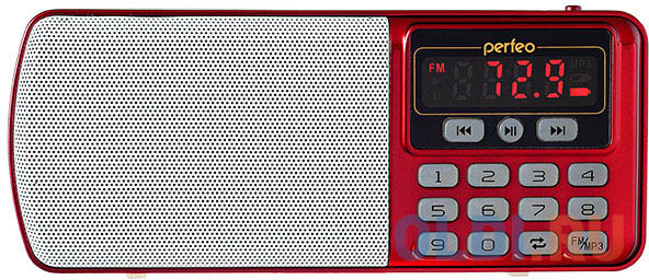 Радиоприемник Perfeo Егерь FM+ красный i120-RED радиоприемник сигнал эфир 15