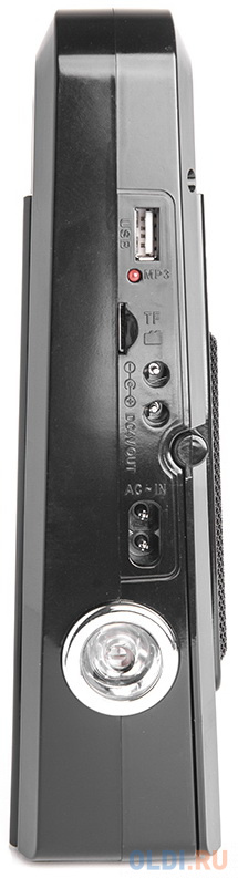 Радиоприемник портативный Сигнал Vikend Traveler черный USB SD/MMC фото