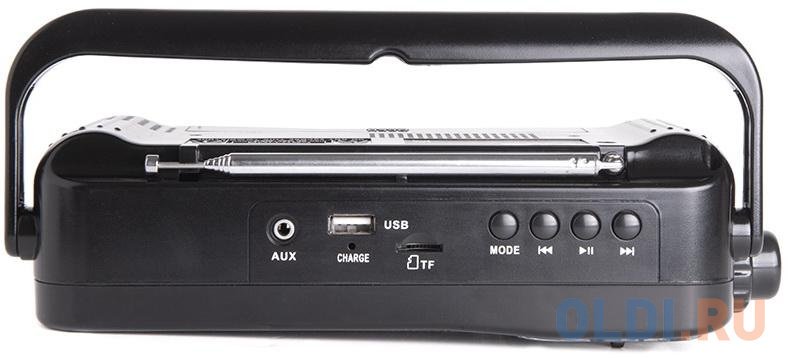Радиоприемник портативный Сигнал РП-233BT черный USB microSD фото