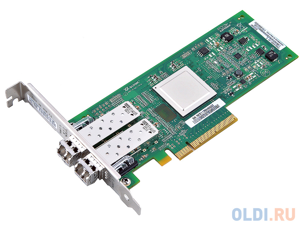 Контроллер PCI-E 8x Qlogic QLE2562-CK Fibre Channel Retail afbr 57f5pz transceiver 16gbe fibre channel 14 025 8 5 4 25 gbd sfp lc mm 100m 850nm vcsel laser dmi bail de latch foxconn avago