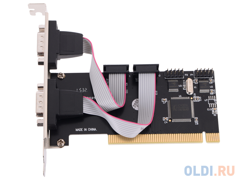 Контроллер ORIENT XWT-PS054V2, PCI to COM 4-port (WCH CH355) oem 29886 - фото 2