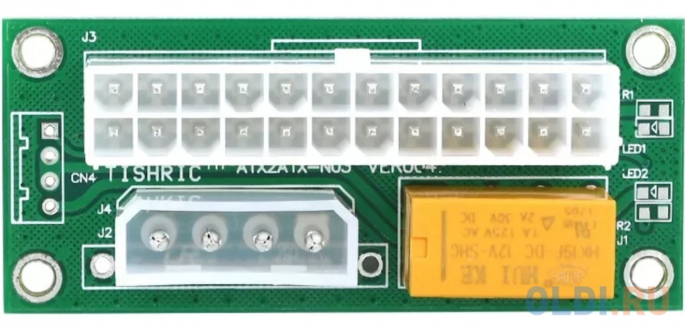 Плата ST-16X08 синхронизатор включения 2-х блоков питания, OEM коннектор питания прямой exility белый tra034pc 42w