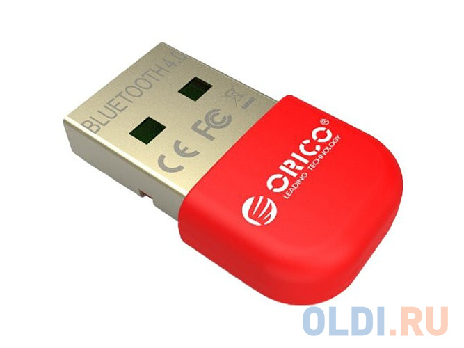 Адаптер USB Bluetooth Orico BTA-403 (красный) USB Bluetooth 4.0 BTA-403-RD - фото 1