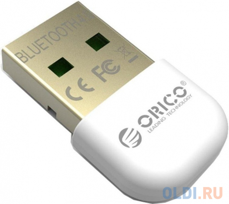 Orico BTA-403-WH  Адаптер USB Bluetooth (белый) - фото 2