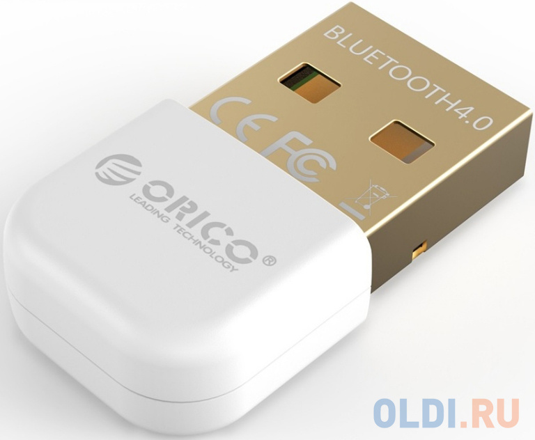 Orico BTA-403-WH  Адаптер USB Bluetooth (белый) от OLDI