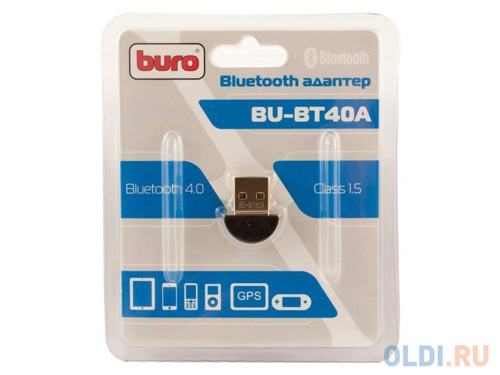 Беспроводной USB адаптер Buro BU-BT40A 3Mbps - фото 1