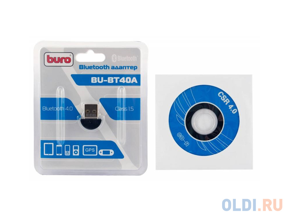 Беспроводной USB адаптер Buro BU-BT40A 3Mbps - фото 5