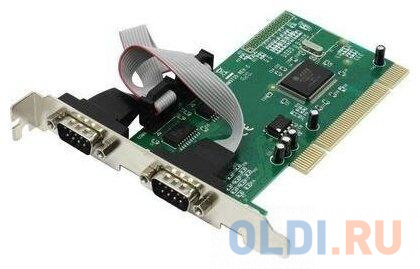 

Контроллер PCI, 2xCOM 9m MCS9835CV Espada FG-PIO9835-2S-01-BU0