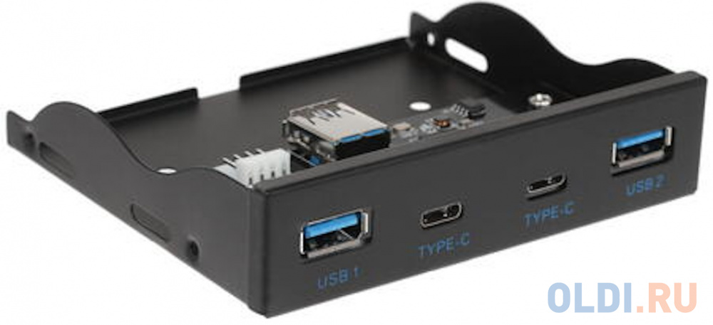Многофункциональная панель DEXP USB3.0 x 2 & USB3.1 x 2 черный отвертка индикаторная курс 56508 многофункциональная 12 220 в 130 мм