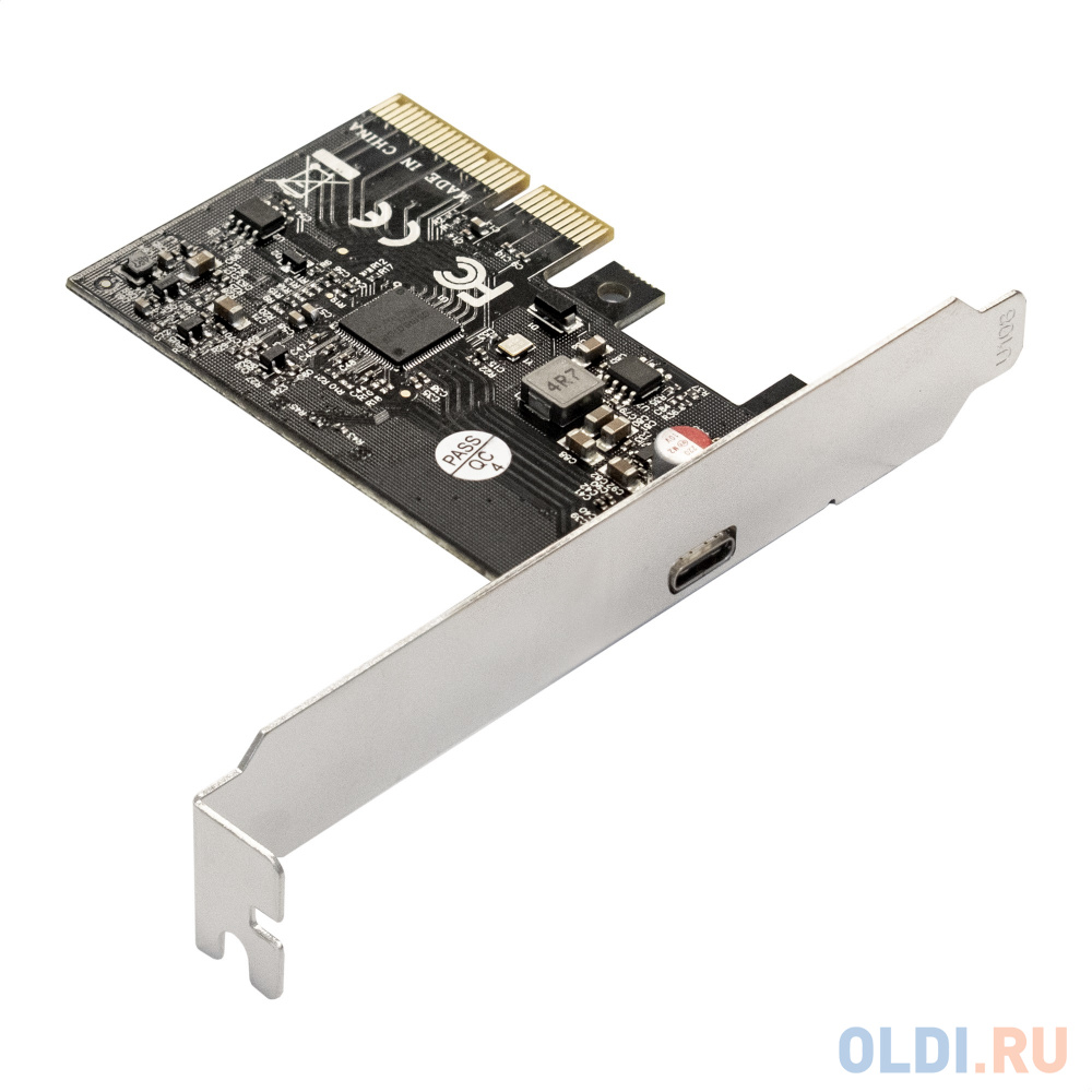 Контроллер ExeGate EXE-321 (PCI-E x4 v3.0, 20Gbps (USB3.2 GEN2x2) Type-C ext., ASMedia Chipset ASM3242) - EX293839RUS
