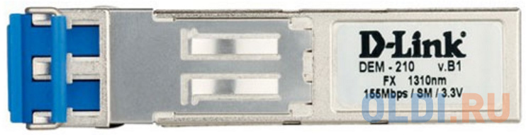Трансивер сетевой D-Link DEM-210/B1 100BASE-FX Single-Mode 15KM SFP Transceiver - фото 2