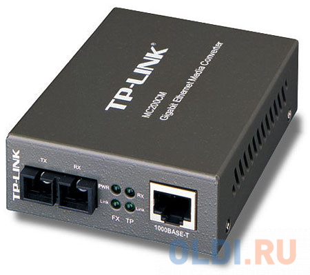 Медиаконвертер TP-LINK MC200CM Гигабитный Ethernet медиаконвертер