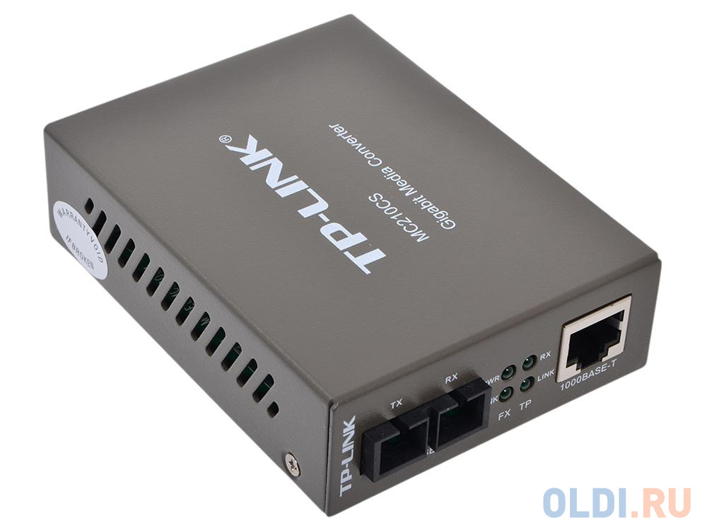 Медиаконвертер TP-LINK MC210CS Гигабитный Ethernet медиаконвертер