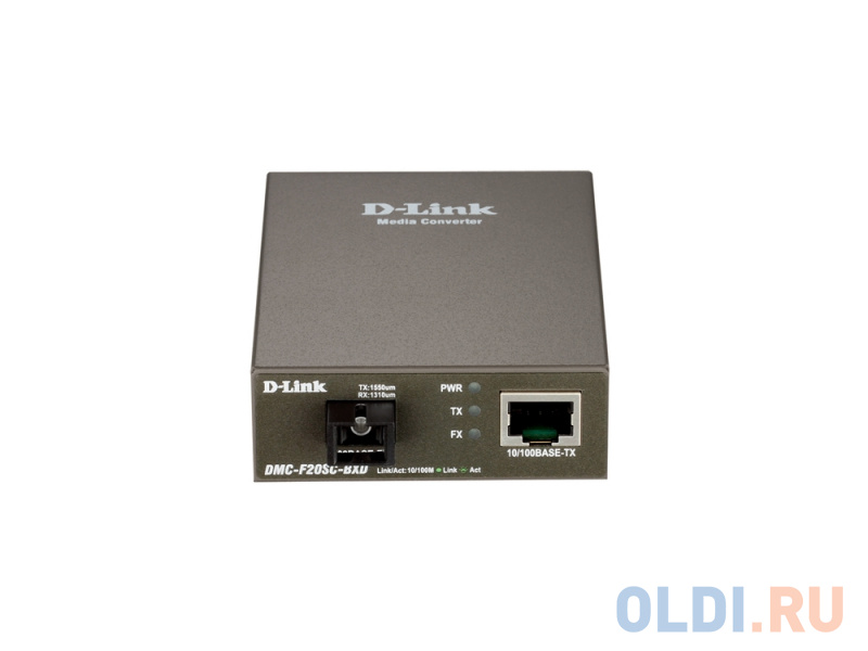 

Медиаконвертер D-LINK DMC-F20SC-BXD/A1A Fast Ethernet Twisted-pair to Fast Ethernet Single-mode Fiber