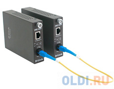 Медиаконвертер D-Link DMC-920T/B10A WDM медиаконвертер с 1 портом 10/100Base-TX и 1 портом 100Base-FX с разъемом SC (ТХ: 1550 нм; RX: 1310 нм) для одн
