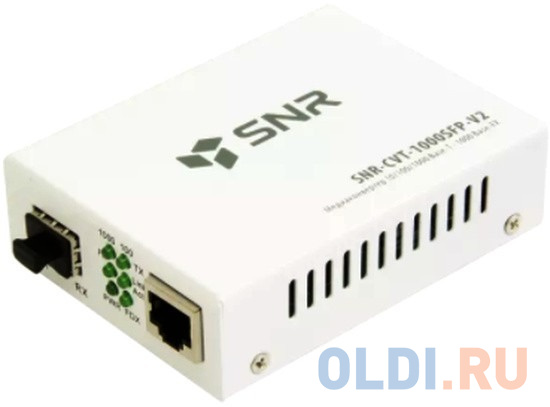 

SNR Медиаконвертер 10/100/1000-Base-T / 1000Base-FX с SFP-портом