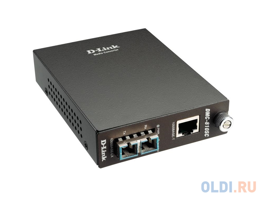 

Медиаконвертер D-LINK DMC-810SC/B8A 1000Base-T Gigabit Twisted-pair to 1000Base-LX Gigabit Fiber Single-mode Fiber
