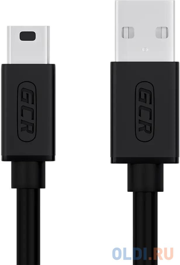 

Greenconnect Кабель 5.0m USB 2.0, AM/mini 5P, черный, 28/28 AWG, экран, армированный, морозостойкий, GCR-UM2M5P-BB2S-5.0m