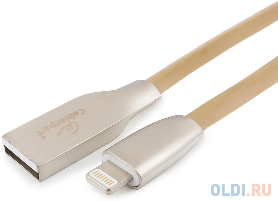 Кабель Cablexpert для Apple CC-G-APUSB01Gd-1M AM/Lightning серия Gold длина 1м золотой блистер.