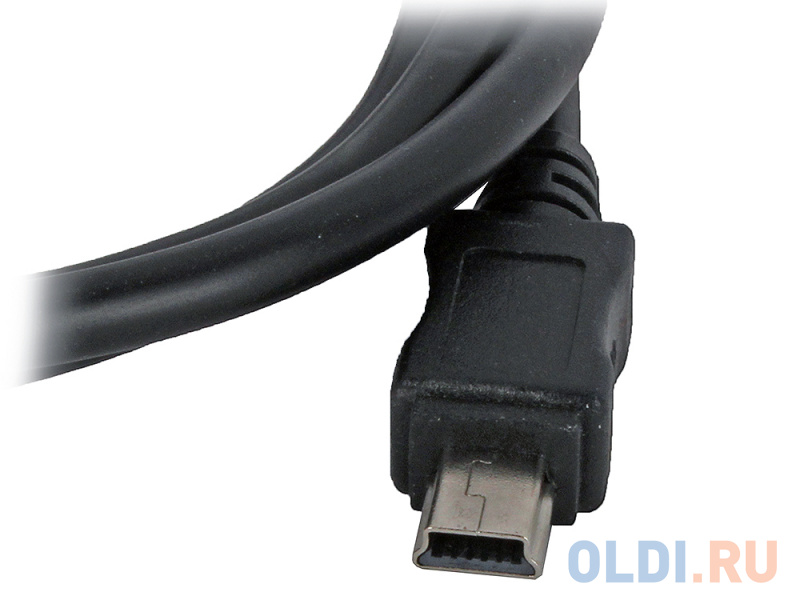 Кабель miniUSB 1м Gembird круглый черный фото