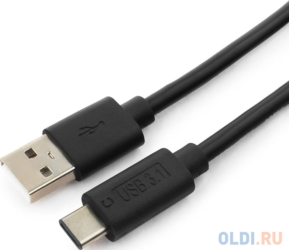 Кабель Type-C 1.8м Cablexpert CCP-USB2-AMCM-6 круглый черный Вид№2