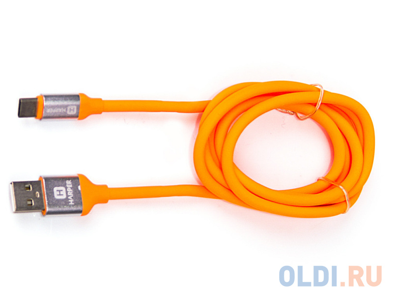 

Кабель Type-C 1м Harper SCH-730 круглый оранжевый H00001633