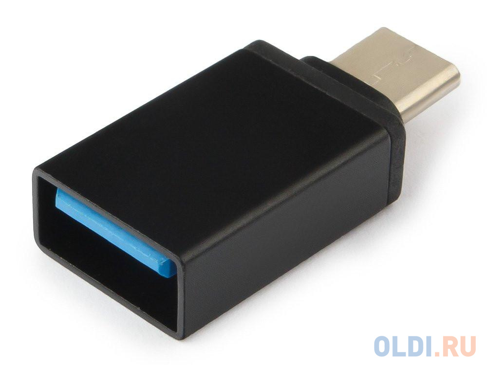 Переходник USB 2.0 Type-C Cablexpert A-USB2-CMAF-01 черный переходник type c 0 2м cablexpert a otg cmaf2 01 круглый