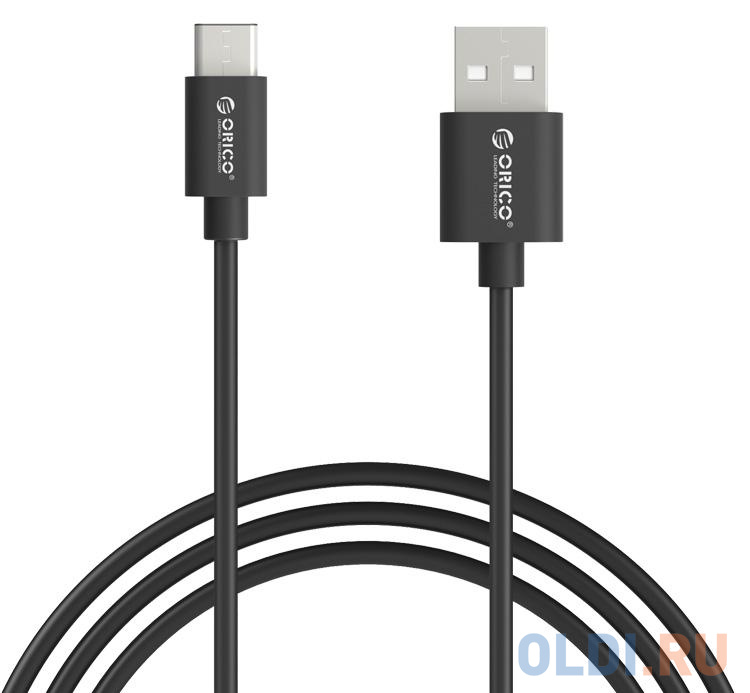 

Кабель Type-C Orico ECU-05 круглый черный