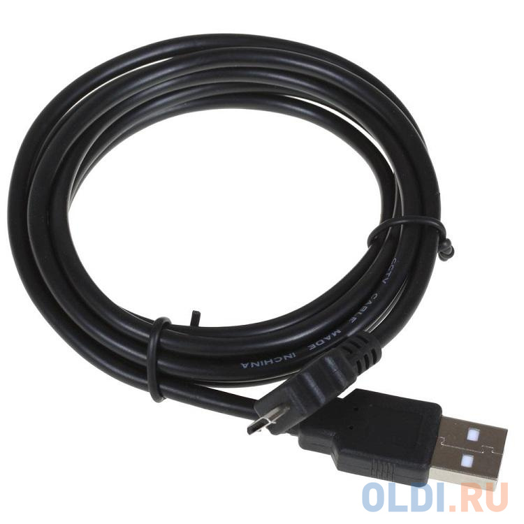 Кабель microUSB 1.5м VCOM Telecom круглый черный кабель концентратор usb3 0 4 usb3 0 microusb 1m vcom dh307 1m