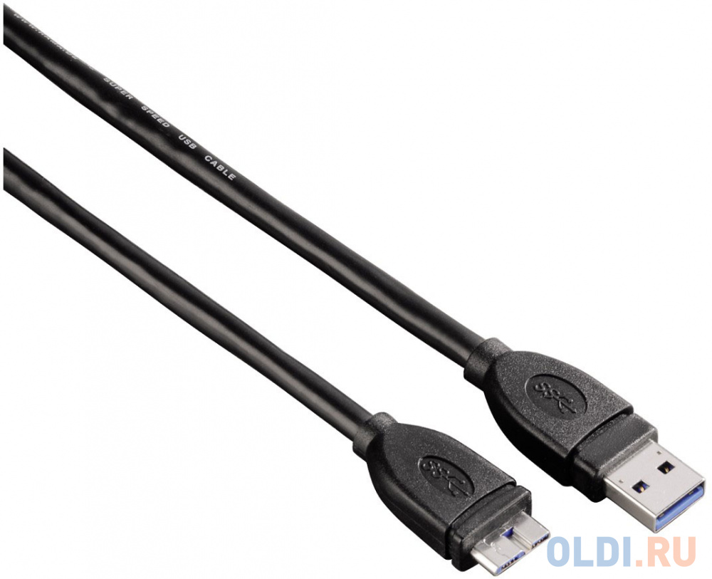 

Кабель microUSB 1.8м HAMA круглый черный