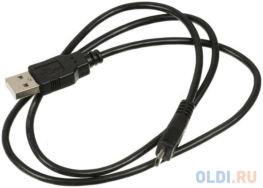 Кабель microUSB 0.75м Ningbo 841413 круглый черный кабель microusb 1м cablexpert круглый